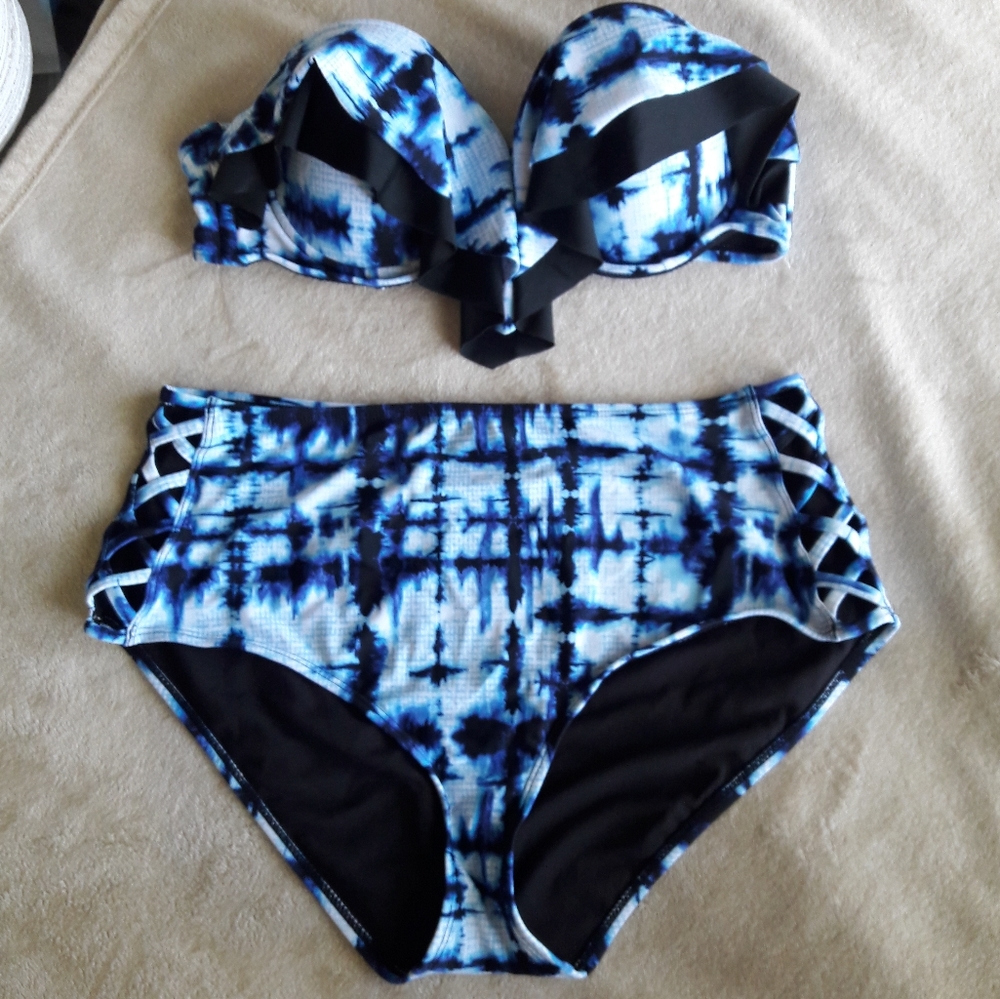 NEW Bongo Tie Dye High Waisted Bikini